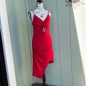 Red Guess dress